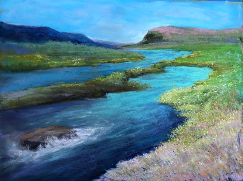 Iceland by artist Suzanne Malesovas